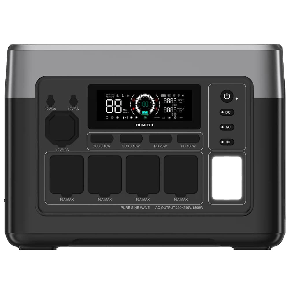 Estación de Energía Portátil OUKITEL P1500 Plus 1800W | 1536Wh