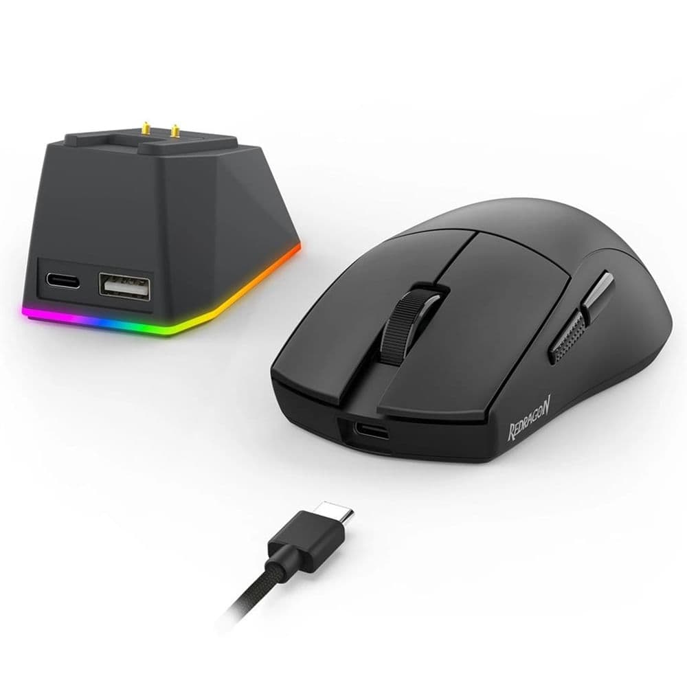 MOUSE INALAMBRICO RECARGABLE REDRAGON KING ULTRA M999 BLACK