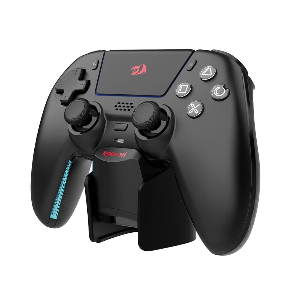 GAMEPAD INALAMBRICO REDRAGON WARGRIP G831 CON BASE DE CARGA BLACK PARA PC Y PS5