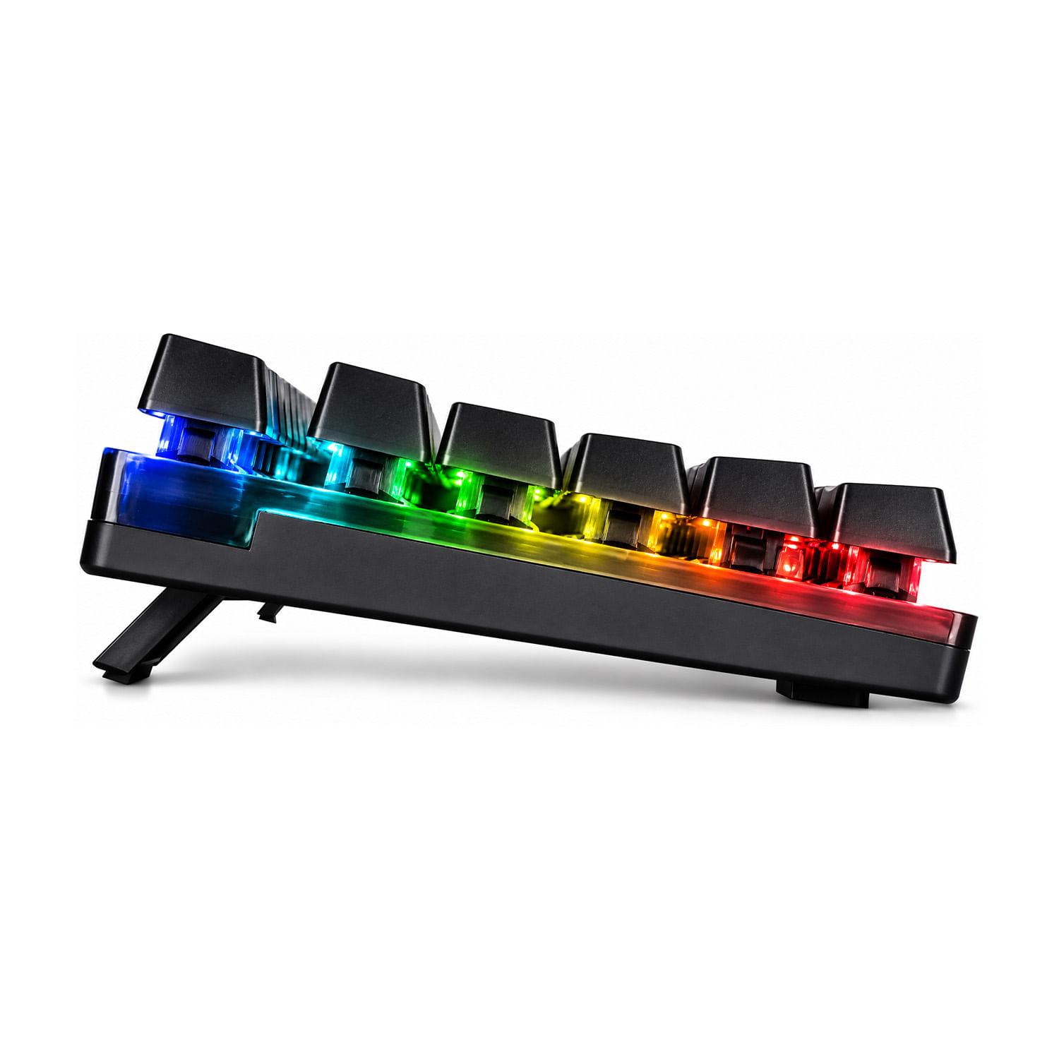 TECLADO + MOUSE TRUST GAMING AZOR USB NEGRO RGB GXT 838 SEMI-MECANICO ...