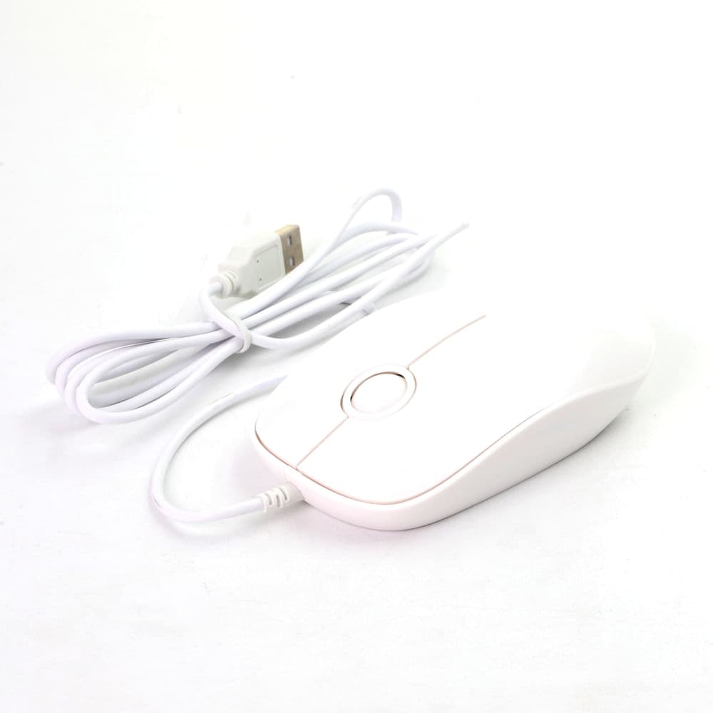 Mouse Durabrand Alámbrico Blanco