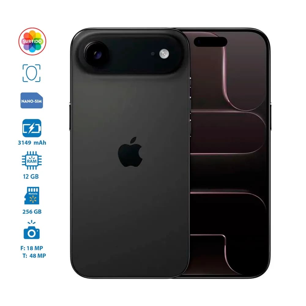 Celular Apple Iphone 17 Air 12GB RAM 256GB Almacenamiento surtido