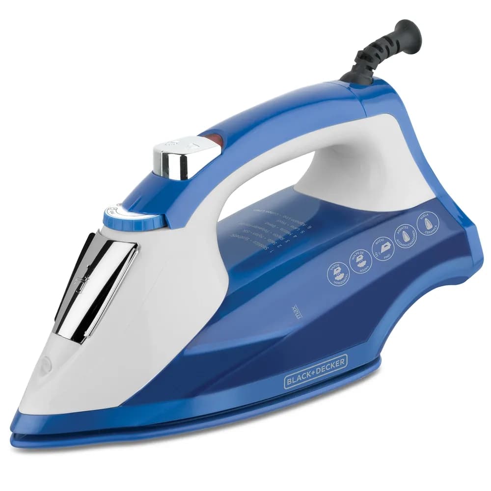 Plancha Black+Decker suela con agentes acondicionadores