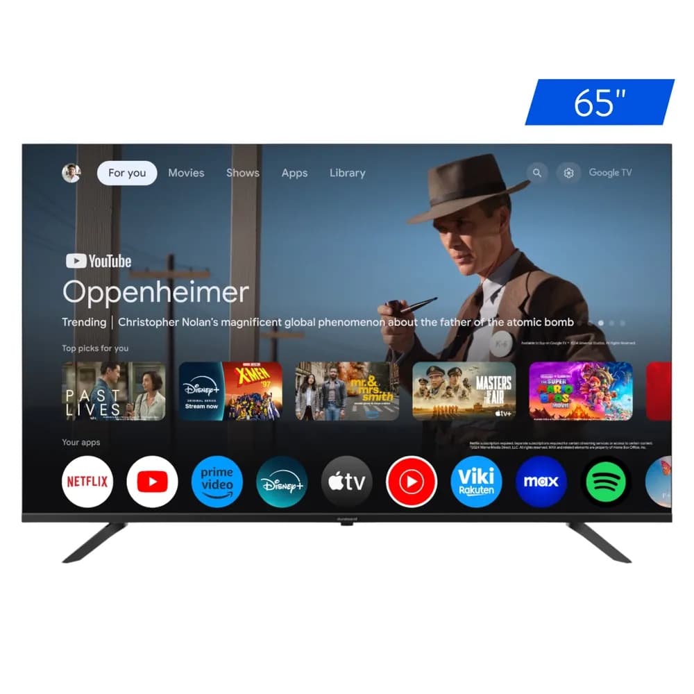 Qled Smart 4k 65 Durabrand Google Tv