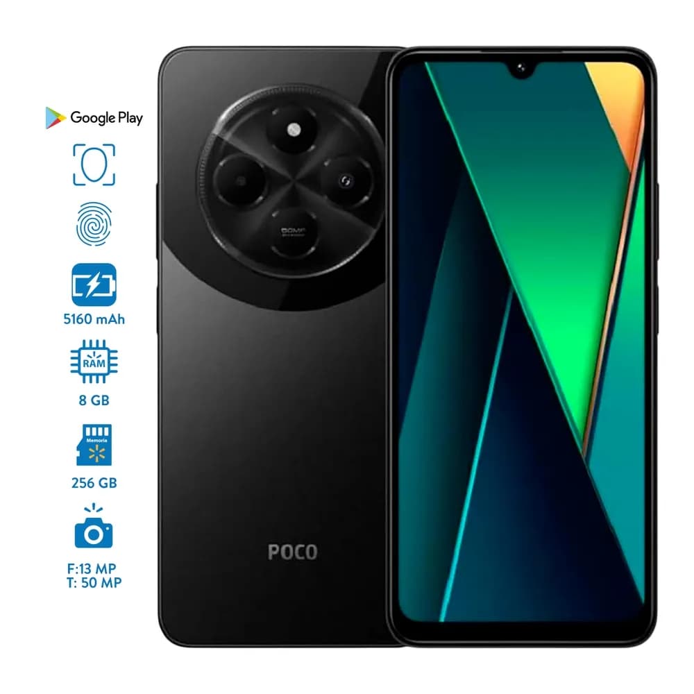 Celular Xiaomi Poco C75 8GB RAM 256GB Almacenamiento