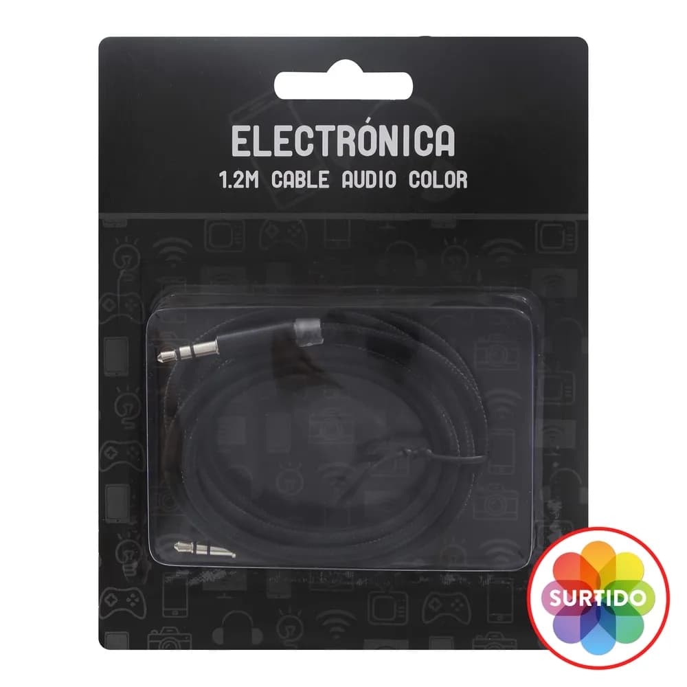 Cable de audio Electrónica tipo tela -1.2m
