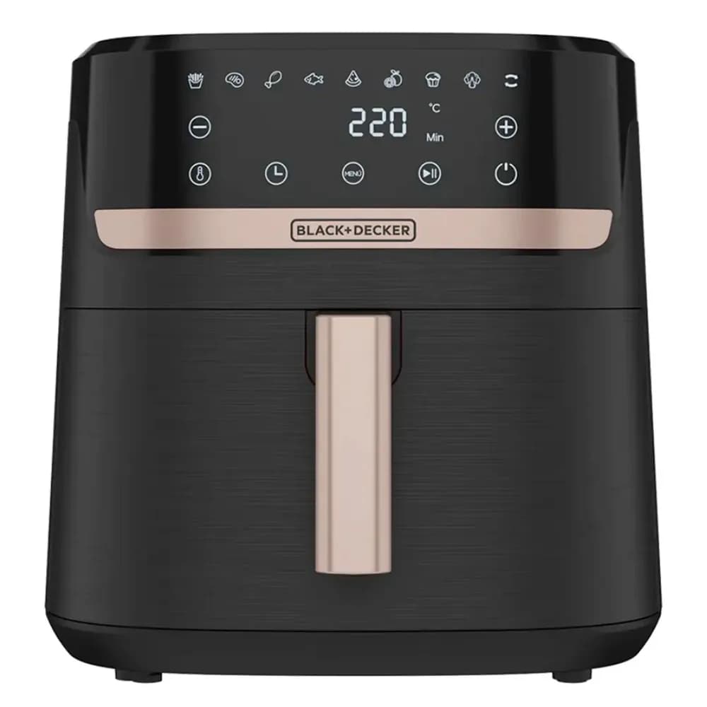 Black A Decker Freidora Digital 8 Litros